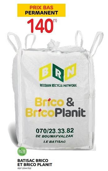 Promotions Batisac brico et brico planit - Produit maison - Brico - Valide de 13/07/2022 à 25/07/2022 chez Brico
