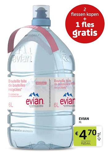 Promoties Evian xl - Evian - Geldig van 15/07/2022 tot 28/07/2022 bij BelBev