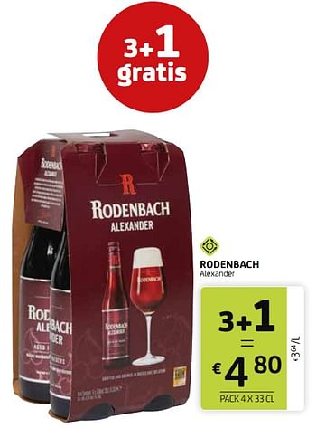 Promoties Rodenbach alexander - Rodenbach - Geldig van 15/07/2022 tot 28/07/2022 bij BelBev