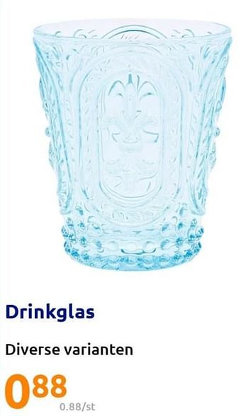 Promoties Drinkglas - Huismerk - Action - Geldig van 13/07/2022 tot 19/07/2022 bij Action