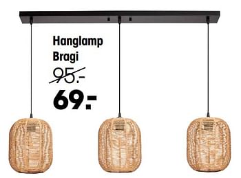 Promoties Hanglamp bragi - Huismerk - Kwantum - Geldig van 18/07/2022 tot 21/08/2022 bij Kwantum