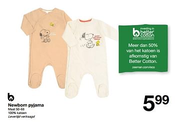 Promoties Newborn pyjama - Huismerk - Zeeman  - Geldig van 16/07/2022 tot 22/07/2022 bij Zeeman