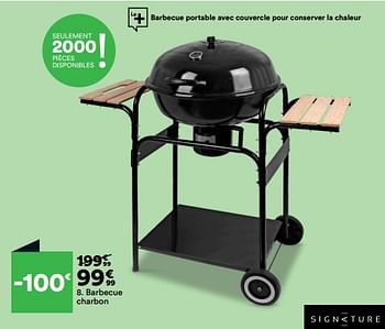 Promotions Barbecue charbon signature ky19022f - Signature - Valide de 06/07/2022 à 01/08/2022 chez But