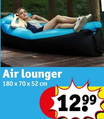 Promoties Air lounger - Huismerk - Kruidvat - Geldig van 19/07/2022 tot 24/07/2022 bij Kruidvat