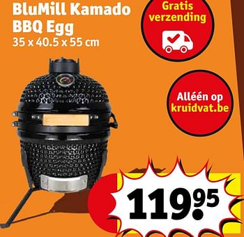 Promoties Blumill kamado bbq egg - Huismerk - Kruidvat - Geldig van 19/07/2022 tot 24/07/2022 bij Kruidvat