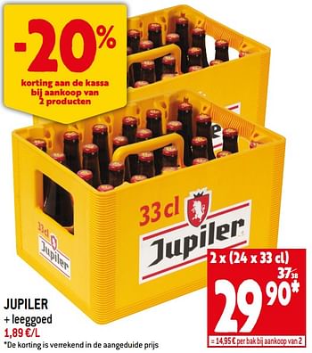 Promoties Jupiler - Jupiler - Geldig van 20/07/2022 tot 26/07/2022 bij Smatch