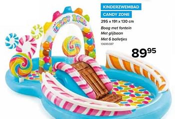 Promotions Kinderzwembad candy zone - Intex - Valide de 01/07/2022 à 31/08/2022 chez Euro Shop