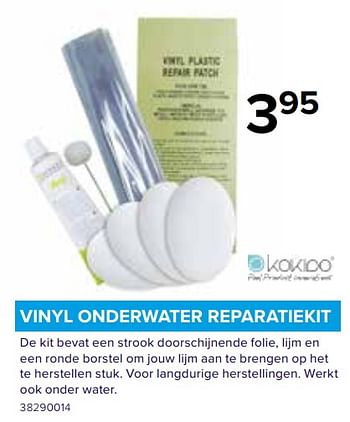 Promoties Vinyl onderwater reparatiekit - Kokido - Geldig van 01/07/2022 tot 31/08/2022 bij Euro Shop