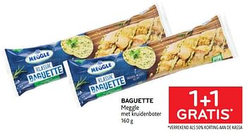 Promoties Baguette meggle 1+1 gratis - Meggle - Geldig van 27/07/2022 tot 09/08/2022 bij Alvo