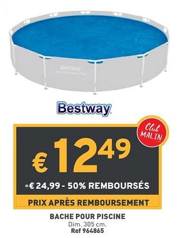 Promoties Bache pour piscine - BestWay - Geldig van 20/07/2022 tot 25/07/2022 bij Trafic