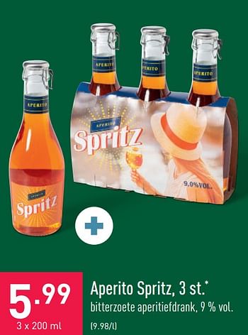 Promoties Aperito spritz - ITALIA  - Geldig van 27/07/2022 tot 05/08/2022 bij Aldi