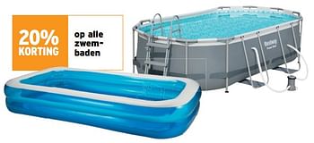 Promoties 20% korting op alle zwembaden - Huismerk - Gamma - Geldig van 20/07/2022 tot 26/07/2022 bij Gamma