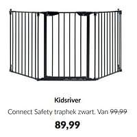 Kidsriver connect safety traphek zwart-Kidsriver