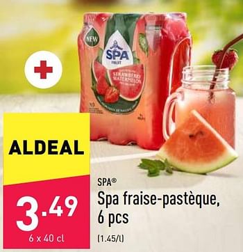 Promotions Spa fraise-pastèque - Spa - Valide de 29/07/2022 à 05/08/2022 chez Aldi