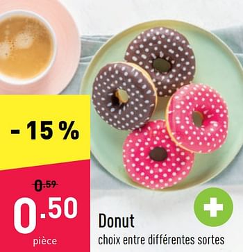Promotions Donut - Produit maison - Aldi - Valide de 25/07/2022 à 30/07/2022 chez Aldi