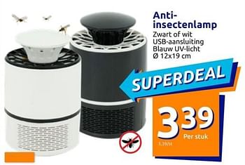 Promoties Anti- insectenlamp - Huismerk - Action - Geldig van 20/07/2022 tot 27/07/2022 bij Action