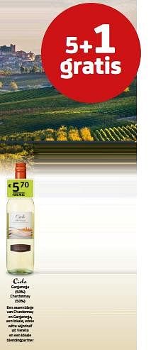 Promoties Cielo garganega - Witte wijnen - Geldig van 29/07/2022 tot 11/08/2022 bij BelBev