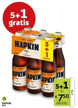 Promotions Hapkin bipa - Hapkin - Valide de 29/07/2022 à 11/08/2022 chez BelBev