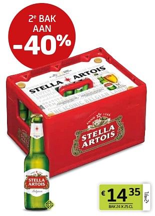 Promoties Stella artois - Stella Artois - Geldig van 29/07/2022 tot 11/08/2022 bij BelBev