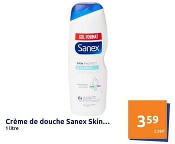 Promotions Crème de douche sanex skin - Sanex - Valide de 20/07/2022 à 27/07/2022 chez Action