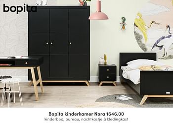 Promoties Bopita kinderkamer nora - Bopita - Geldig van 24/07/2022 tot 30/07/2022 bij Baby & Tiener Megastore