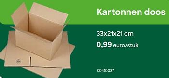 Promoties Kartonnen doos - Huismerk - Ava - Geldig van 01/08/2022 tot 30/09/2022 bij Ava
