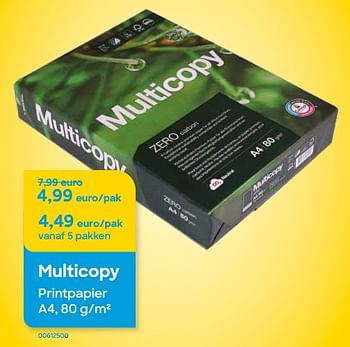 Promotions Multicopy printpapier a4 - Produit Maison - Ava - Valide de 01/08/2022 à 30/09/2022 chez Ava