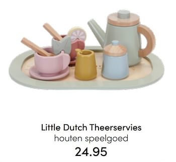Promoties Little dutch theerservies houten speelgoed - Little Dutch - Geldig van 24/07/2022 tot 30/07/2022 bij Baby & Tiener Megastore