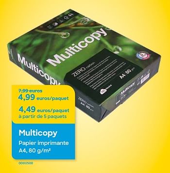 Promotions Multicopy papier imprimante - Produit Maison - Ava - Valide de 01/08/2022 à 30/09/2022 chez Ava