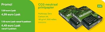 Promoties Co2-neutraal printpapier - Huismerk - Ava - Geldig van 26/07/2022 tot 27/09/2022 bij Ava