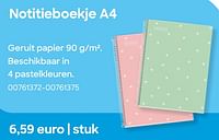 Notitieboekje a4-Huismerk - Ava
