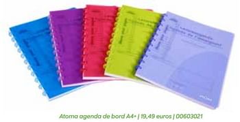 Promotions Atoma agenda de bord a4+ - Atoma - Valide de 26/07/2022 à 27/09/2022 chez Ava