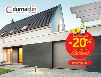 Promotions -20% sur tous les revêtements de façade dumaclin - DumaClin - Valide de 27/07/2022 à 08/08/2022 chez Brico
