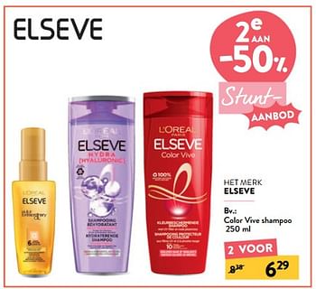 Promoties Color vive shampoo - L'Oreal Paris - Geldig van 27/07/2022 tot 09/08/2022 bij DI