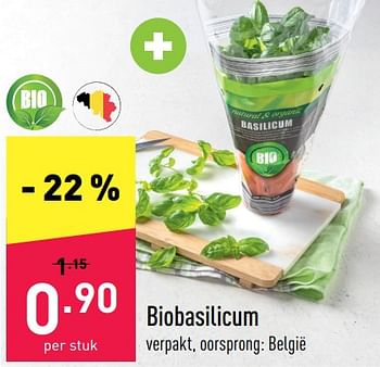 Promoties Biobasilicum - Huismerk - Aldi - Geldig van 01/08/2022 tot 06/08/2022 bij Aldi