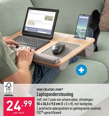 Promoties Laptopondersteuning - Home Creation Living - Geldig van 03/08/2022 tot 12/08/2022 bij Aldi