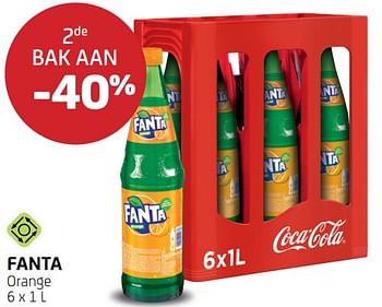 Promotions Fanta 2de bak aan -40% - Fanta - Valide de 12/08/2022 à 25/08/2022 chez BelBev