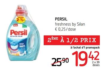 Promo Persil Lessive Liquide -80% Sur Le 2ème chez Lidl 