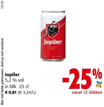 Promotions Jupiler - Jupiler - Valide de 27/07/2022 à 09/08/2022 chez Colruyt
