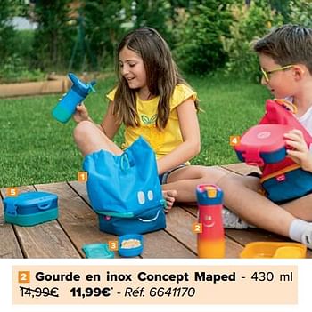 Promoties Gourde en inox concept maped - Maped - Geldig van 27/07/2022 tot 05/09/2022 bij Carrefour