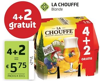 Promotions La chouffe blonde - Brasserie d'Achouffe - Valide de 12/08/2022 à 25/08/2022 chez BelBev