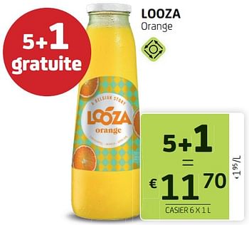 Promotions Looza orange - Looza - Valide de 12/08/2022 à 25/08/2022 chez BelBev