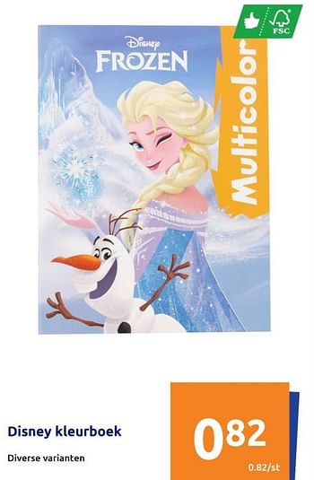Promoties Disney kleurboek - Disney - Geldig van 27/07/2022 tot 02/08/2022 bij Action
