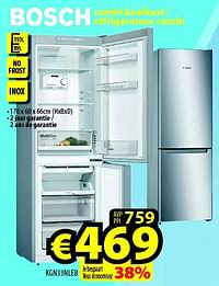 Bosch combi koelkast - réfrigérateur combi kgn33nleb-Bosch