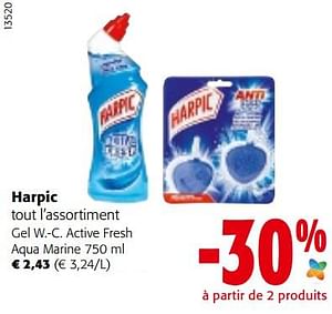 Harpic gel w.-c. active fresh aqua marine