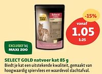 Select gold natvoer kat-Select Gold