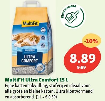 Promoties Multifit ultra comfort - Multifit - Geldig van 03/08/2022 tot 10/08/2022 bij Maxi Zoo