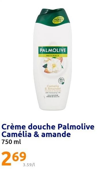 Promotions Crème douche palmolive camélia + amande - Palmolive - Valide de 27/07/2022 à 02/08/2022 chez Action