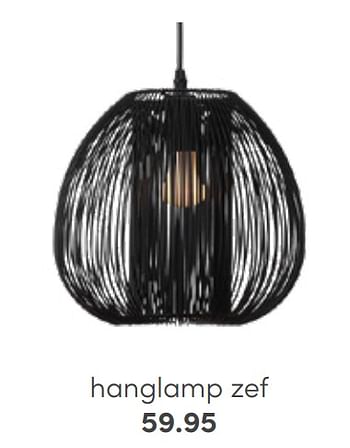 Promoties Hanglamp zef - Huismerk - Baby & Tiener Megastore - Geldig van 31/07/2022 tot 06/08/2022 bij Baby & Tiener Megastore