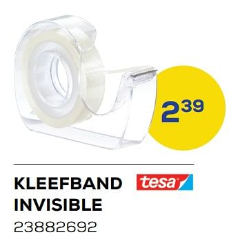 Promoties Kleefband invisible - Tesa - Geldig van 01/08/2022 tot 09/09/2022 bij Supra Bazar